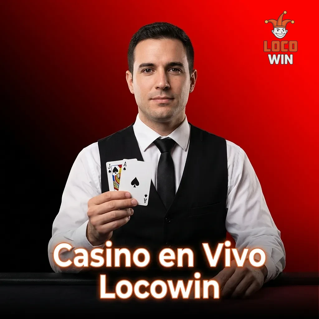 Locowin live casino with professional dealers streaming HD games 24/7, including roulette, blackjack, and game shows.