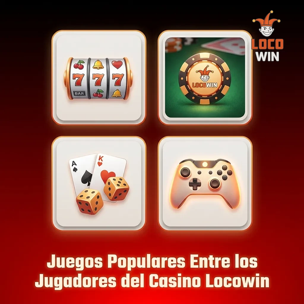 Popular slot games at Casino Locowin including Book of Dead, Gates of Olympus, and Sweet Bonanza with gameplay features