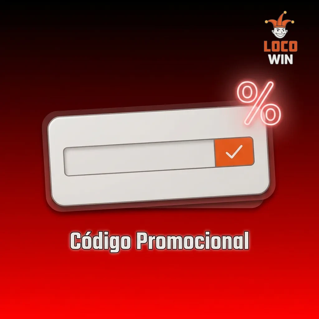 Interfaz de Locowin mostrando el campo para introducir código promocional durante el proceso de depósito en casino online